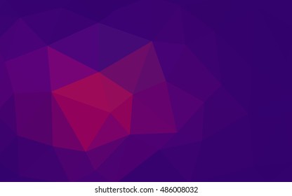 Light purple polygonal illustration, which consist of triangles. Triangular design for your business. Geometric background in Origami style with gradient.