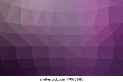 Light purple polygonal illustration, which consist of triangles. Triangular design for your business. Geometric background in Origami style with gradient.