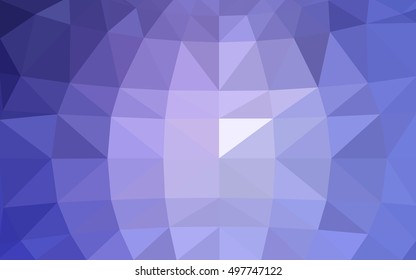 Light purple polygonal illustration, which consist of triangles. Triangular design for your business. Geometric background in Origami style with gradient.