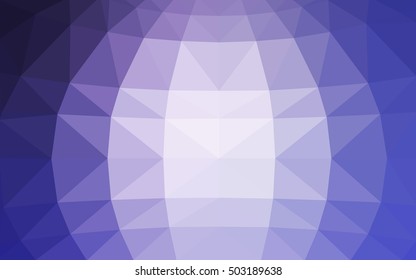 Light purple polygonal illustration, which consist of triangles. Triangular design for your business. Geometric background in Origami style with gradient.