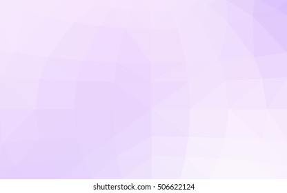 Light purple polygonal illustration, which consist of triangles. Triangular design for your business. Geometric background in Origami style with gradient.