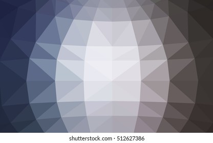 Light purple polygonal illustration, which consist of triangles. Triangular design for your business. Geometric background in Origami style with gradient.
