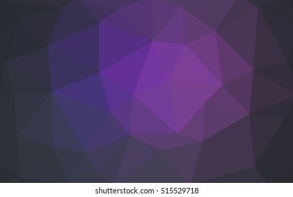 Light purple polygonal illustration, which consist of triangles. Triangular design for your business. Geometric background in Origami style with gradient.