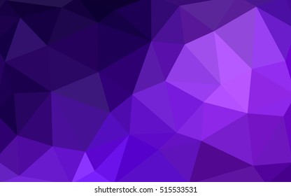 Light purple polygonal illustration, which consist of triangles. Triangular design for your business. Geometric background in Origami style with gradient.