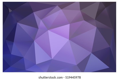 Light Purple polygonal illustration, which consist of triangles. Triangular design for your business. Creative geometric background in Origami style with gradient