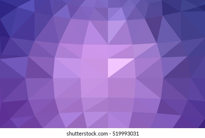Light purple polygonal illustration, which consist of triangles. Triangular design for your business. Geometric background in Origami style with gradient.