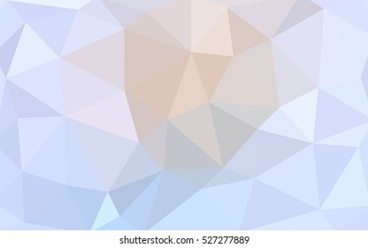 Light purple polygonal illustration, which consist of triangles. Triangular design for your business. Geometric background in Origami style with gradient.