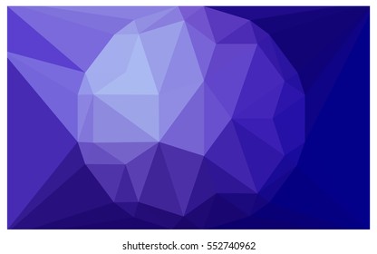 Light Purple polygonal illustration, which consist of triangles with a gemstone in center. Triangular design of a huge diamond for your business. Creative geometric background of gems.