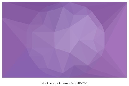 Light Purple polygonal illustration, which consist of triangles with a gemstone in center. Triangular design of a huge diamond for your business. Creative geometric background of gems.