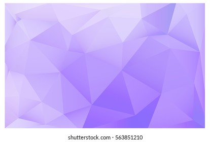 Light Purple polygonal illustration, which consist of triangles. Triangular design for your business. Creative geometric background in Origami style with gradient