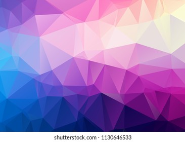 Light Purple Polygonal Mosaic Background. geometric pattern, triangles background. Creative Business Design Templates. Vector illustration.