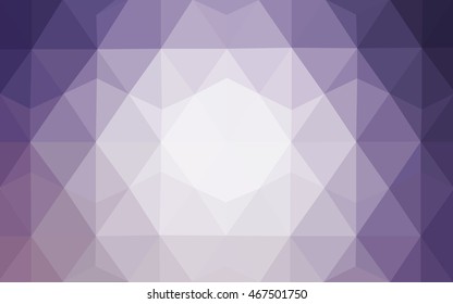 Light purple polygonal pattern. Colorful illustration in abstract style with gradient. The template can be used as a background for cell phones.
