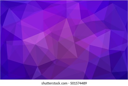 Light purple polygonal pattern. A vague abstract illustration with gradient. The polygonal design can be used for your web site.