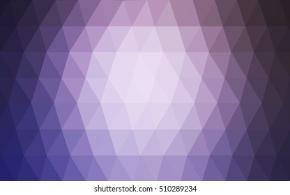 Light purple polygonal template. An elegant bright illustration with gradient. A completely new design for your business.