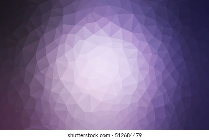 Light purple polygonal template. A vague abstract illustration with gradient. Brand-new design for your business.