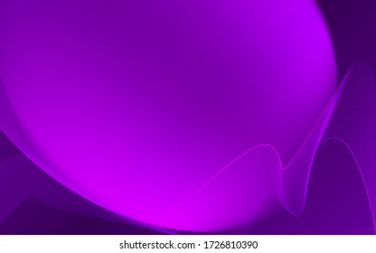 light purple screen with soft wave