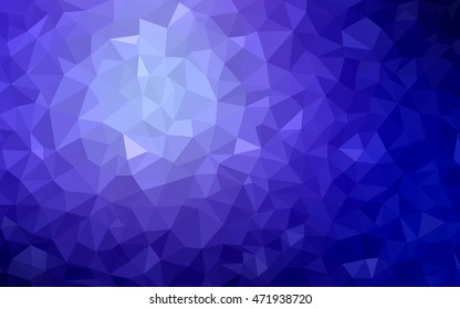 Light purple triangle mosaic template. Triangular geometric sample with gradient.  A completely new design for your business.