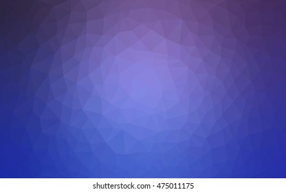Light purple triangle mosaic template. A completely new color illustration in a vague style. Brand-new style for your business design.