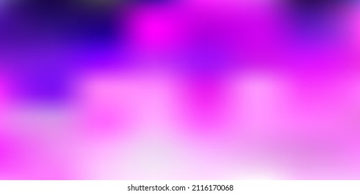 Fondo de desenfoque abstracto del vector púrpura claro. Ilustración abstracta de gradiente colorido en estilo borroso. Tu negocio.