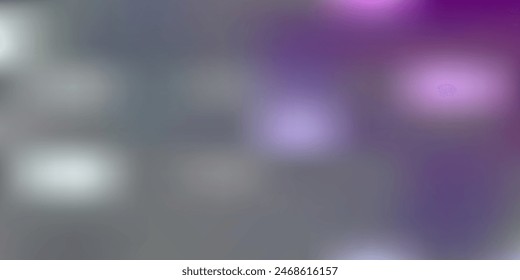 Diseño de desenfoque abstracto de Vector púrpura claro. Ilustración colorida con degradado en estilo de semitonos. Su diseño para aplicaciones.