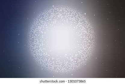 Light Purple vector abstract blurred layout. Creative illustration in halftone style with gradient. New style for your business design.