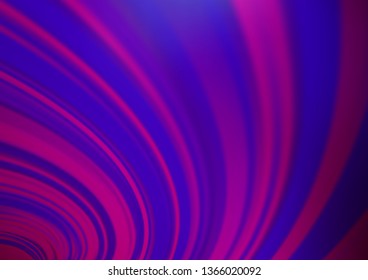 Light Purple vector abstract blurred template. A completely new color illustration in a bokeh style. Brand new design for your business.
