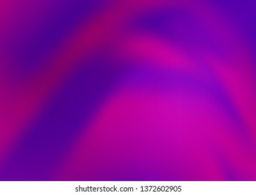 Light Purple vector abstract blurred template. Colorful illustration in abstract style with gradient. A new texture for your design.