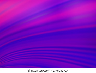 Light Purple vector abstract blurred template. Creative illustration in halftone style with gradient. The template can be used for your brand book.