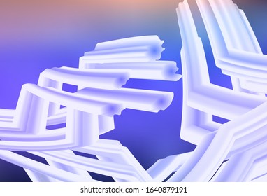Light Purple vector abstract blurred background. Glitter abstract illustration with gradient design. The best blurred design for your business.