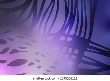 Fondo difuminado abstracto del vector púrpura claro. Ilustración abstracta colorida con degradado. El mejor diseño borroso para su negocio.