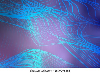 Fondo difuminado abstracto del vector púrpura claro. Ilustración creativa en estilo de medio tono con degradado. Nuevo diseño de estilo para su libro de marca.