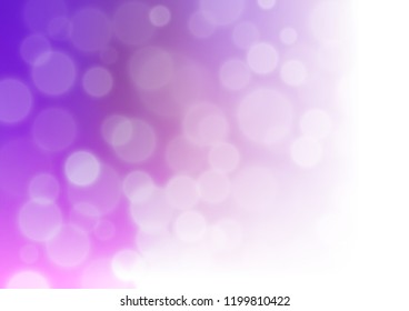 Light Purple vector abstract bokeh pattern. A completely new color illustration in a bokeh style. The best blurred design for your business.