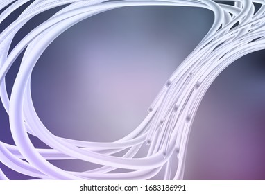 Light Purple vector abstract bright pattern. Glitter abstract illustration with gradient design. New style for your business design.