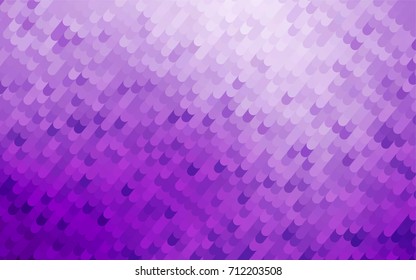 Light Purple vector abstract cambered pattern. A completely new color illustration in a vague style. The textured pattern can be used for background.