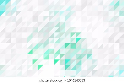 Light Purple vector abstract colorful background, which consist of triangles. Pattern with colored triangles on white background.