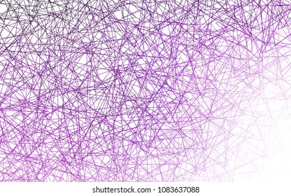 Light Purple vector abstract colorful background, which consist of triangles. Pattern with colored triangles on white background.