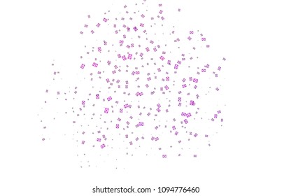 Light Purple vector abstract colorful background, which consist of triangles. Pattern with colored triangles on white background.
