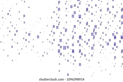 Light Purple vector abstract colorful background, which consist of triangles. Pattern with colored triangles on white background.