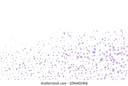 Light Purple vector abstract colorful background, which consist of triangles. Pattern with colored triangles on white background.