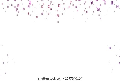 Light Purple vector abstract colorful background, which consist of triangles. Pattern with colored triangles on white background.