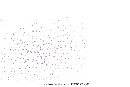 Light Purple vector abstract colorful background, which consist of triangles. Pattern with colored triangles on white background.