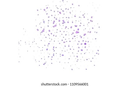 Light Purple vector abstract colorful background, which consist of triangles. Pattern with colored triangles on white background.