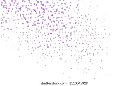 Light Purple vector abstract colorful background, which consist of triangles. Pattern with colored triangles on white background.