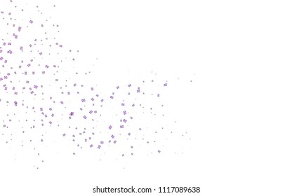 Light Purple vector abstract colorful background, which consist of triangles. Pattern with colored triangles on white background.