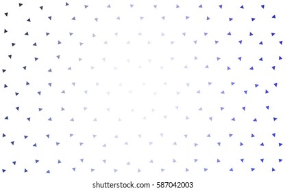 Light Purple vector abstract colorful background, which consist of triangles. Pattern with colored triangles on white background.