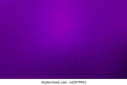 Light Purple vector abstract colorful background, which consist of triangles. Pattern with colored triangles on white background.