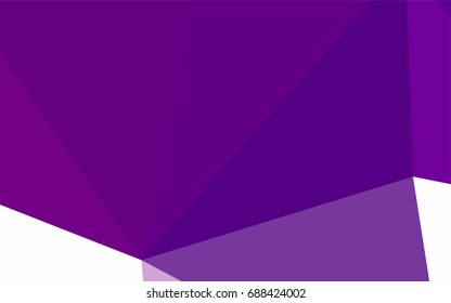 Light Purple vector abstract colorful background, which consist of triangles. Pattern with colored triangles on white background.