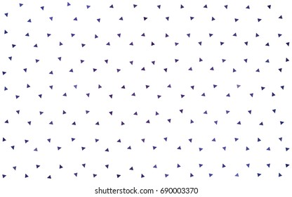 Light Purple vector abstract colorful background, which consist of triangles. Pattern with colored triangles on white background.
