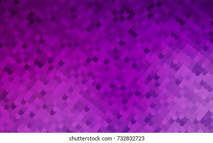 Light Purple vector abstract curved template. A sample with curved shapes. The template can be used as a background for cell phones.