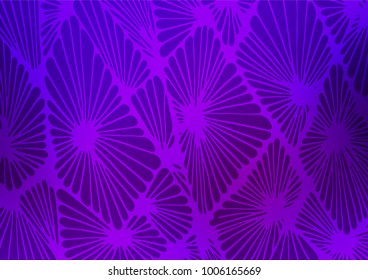Light Purple vector abstract doodle template. Colorful illustration in abstract style with doodles and Zen tangles. The pattern can be used for wallpapers and coloring books.
